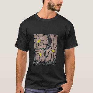 T-shirt Fleurs Boho subtiles Anti Trump Anti Maga