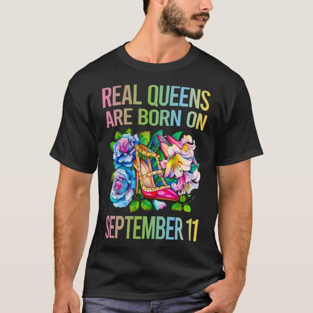 T-shirt Fleurs colorées - 11 septembre 11 (Devant)