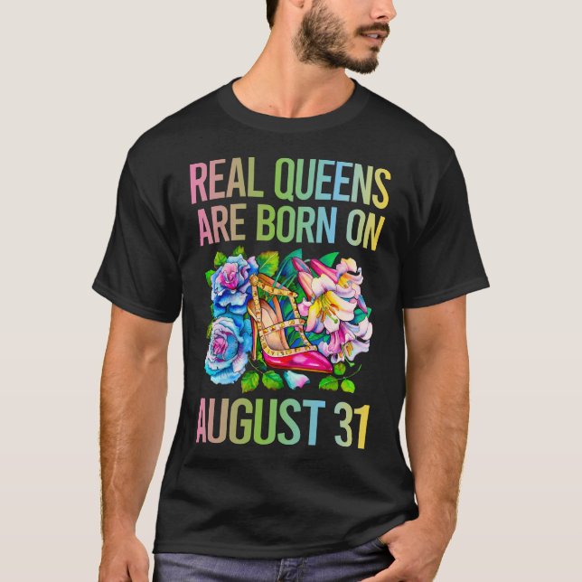 T-shirt Fleurs colorées - 31 août 31 (Devant)
