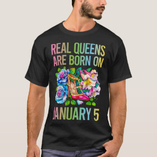 T-shirt Fleurs colorées - 5 Janvier 05