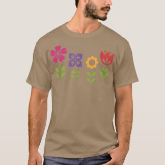 T-shirt Fleurs colorées Florales décoratives 