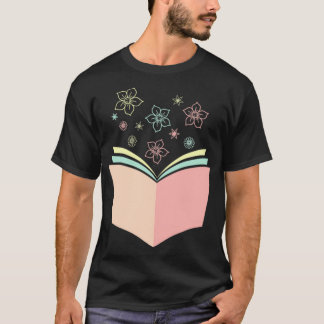 T-shirt Fleurs Croissant À Partir Du Livre 49 1