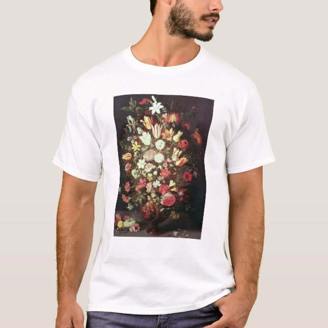 T-shirt Fleurs dans un vase (Devant)