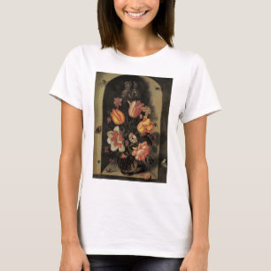 T-shirt Fleurs dans un vase, nature morte florale baroque