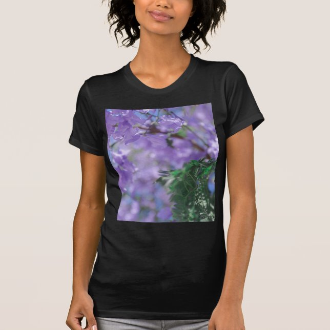 T-shirt Fleurs d'arbre pourpres Jacaranda (Devant)