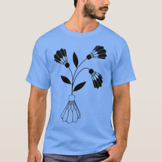 T-shirt Fleurs de Birdie T noir