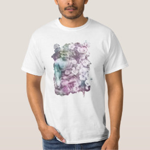 T-shirt *~* Fleurs de Bouddha Zen Pastel Floral