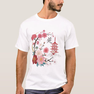 T-SHIRT FLEURS DE CERISIER