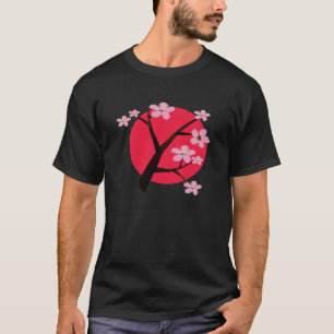 T-shirt Fleurs de cerisier assez japonaises