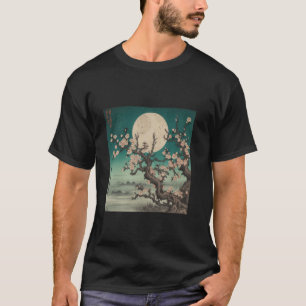 T-shirt Fleurs de cerisiers dans l'art japonais au clair d