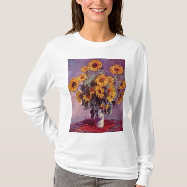 T-shirt Fleurs de Claude Monet Shirt (Devant)