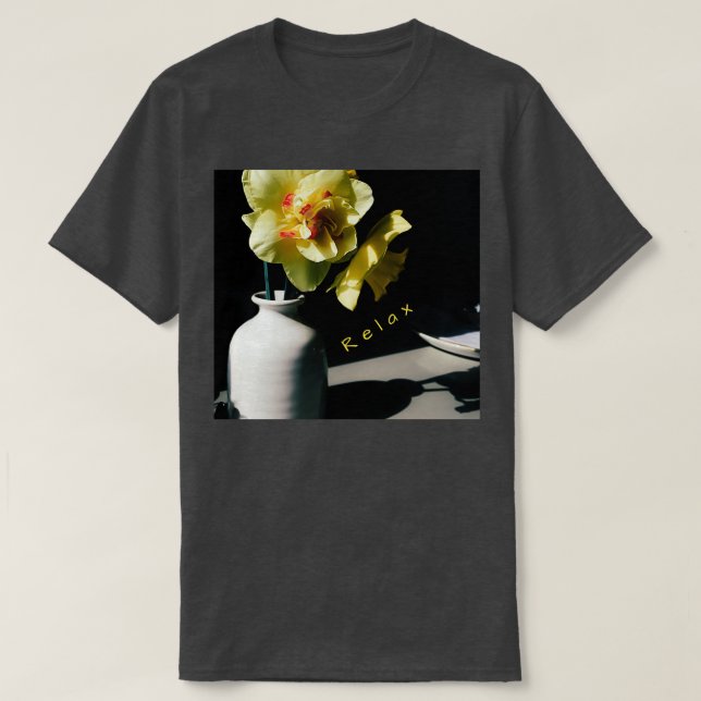 T-shirt Fleurs de détente calmes (Design devant)