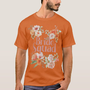 T-shirt Fleurs de douche de mariage correspondant à l'ente