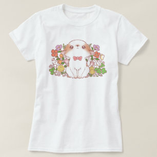 T-shirt Fleurs de fleurs et Mochi Cute Kawaii coloré