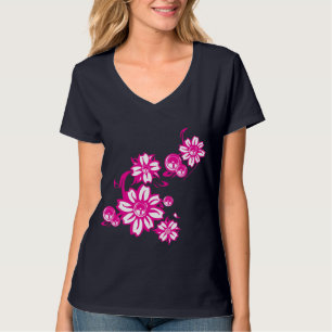 T-shirt Fleurs de haut-parleur
