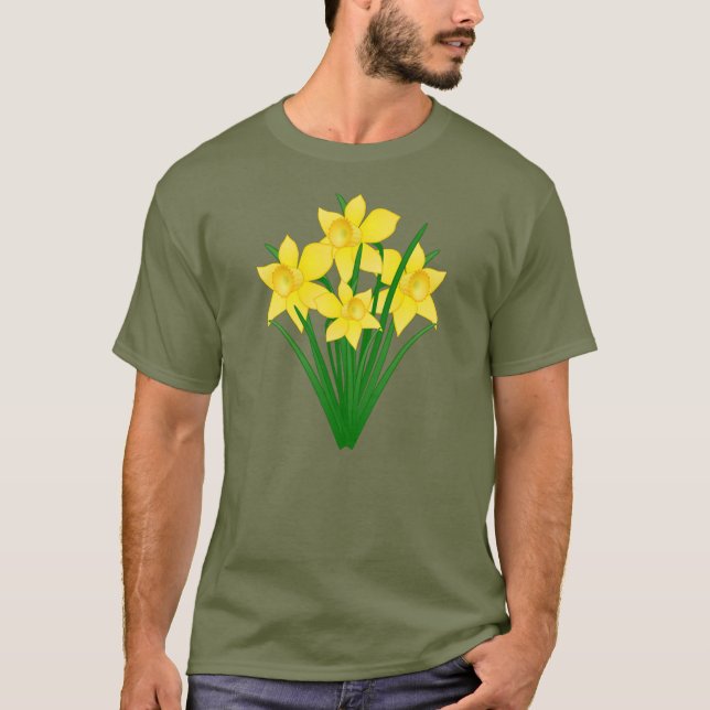 T-shirt Fleurs de jonquille (Devant)