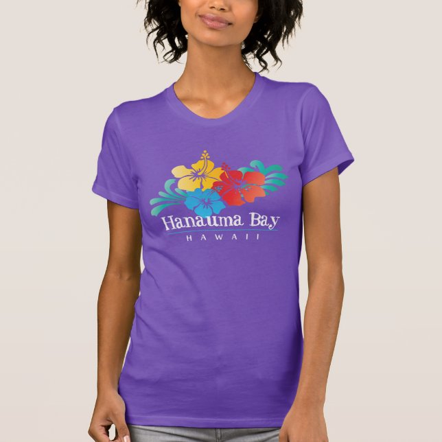 T-shirt Fleurs de ketmie d'Hawaï (Devant)