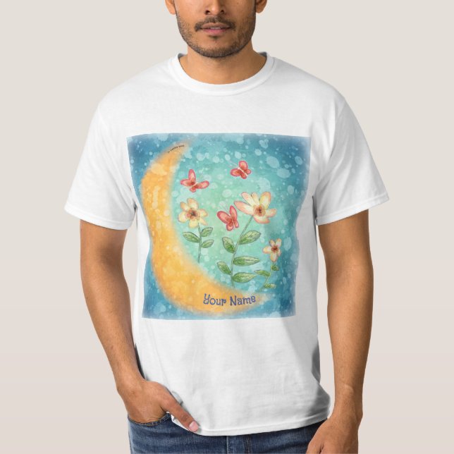 T-shirt Fleurs de lune (Devant)