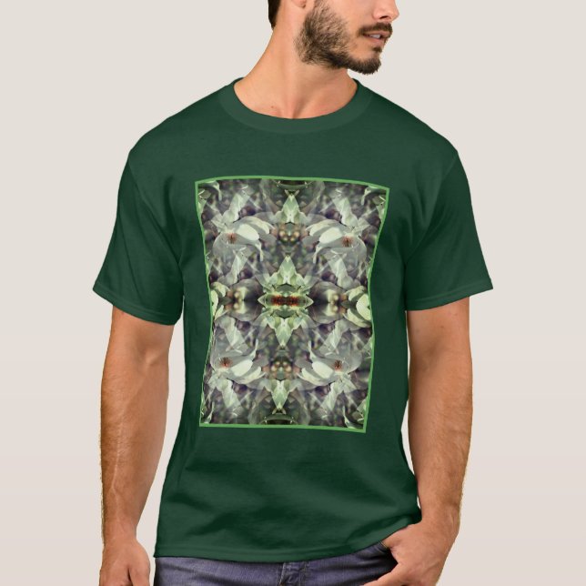 T-shirt Fleurs de Magnolia Abstraites (Devant)