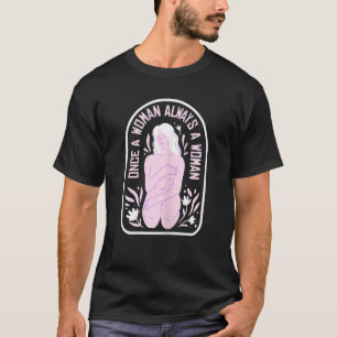 T-shirt Fleurs de ménopause chez les femmes Hystérectomie