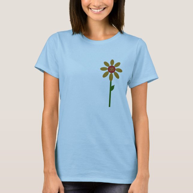 T-shirt Fleurs de om (Devant)