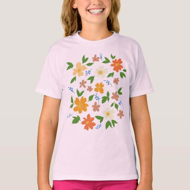 T-shirt Fleurs de printemps (Devant)