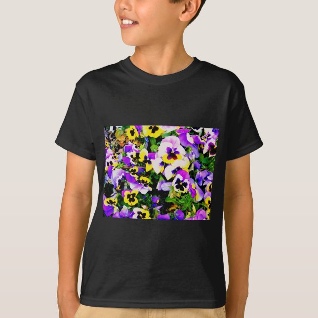 T-shirt fleurs de sansy (Devant)
