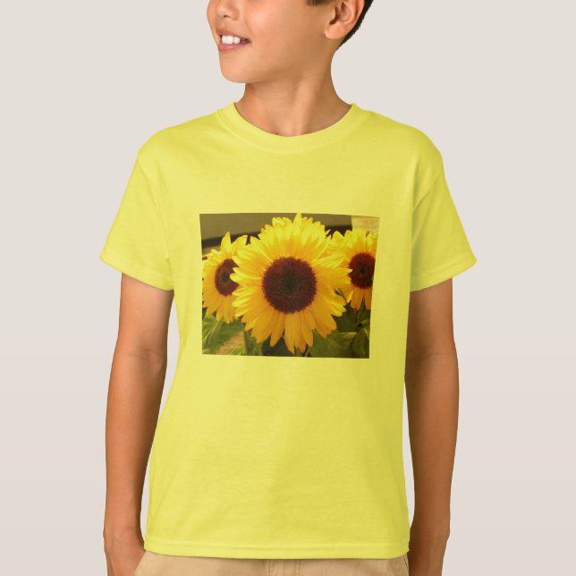 T-shirt Fleurs de soleil (Devant)