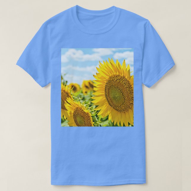 T-shirt Fleurs de soleil florissantes (Design devant)