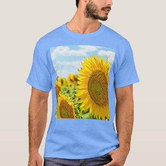 T-shirt Fleurs de soleil florissantes