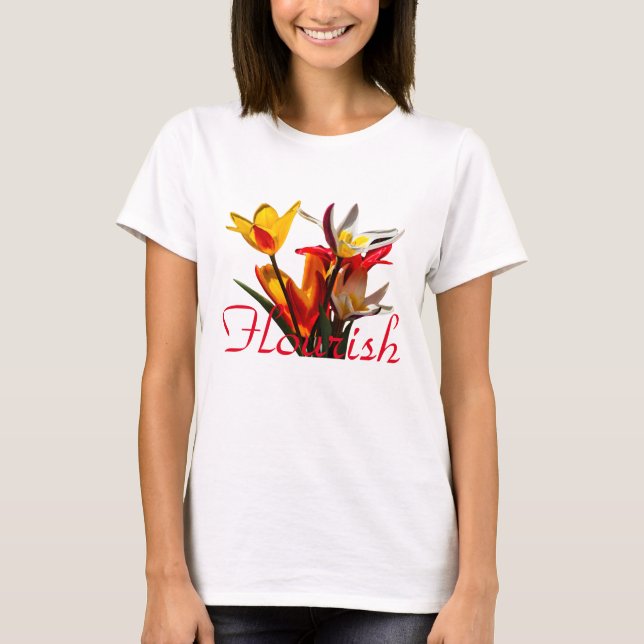T-shirt Fleurs de Tulipe - Fleurir (Devant)