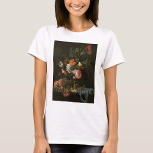 T-shirt Fleurs de vase de nature morte florale, baroque vi
