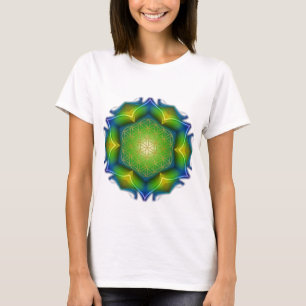 T-shirt FLEURS DE VIE / Blume des Lebens - Mandala V