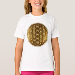 T-shirt FLEURS DE VIE - Géométrie Sacrée Médaillon 1