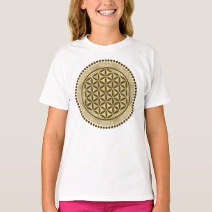 T-shirt FLEURS DE VIE - Symbole de géométrie sacrée Art 2