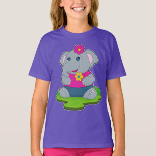 T-shirt Fleurs d'éléphants