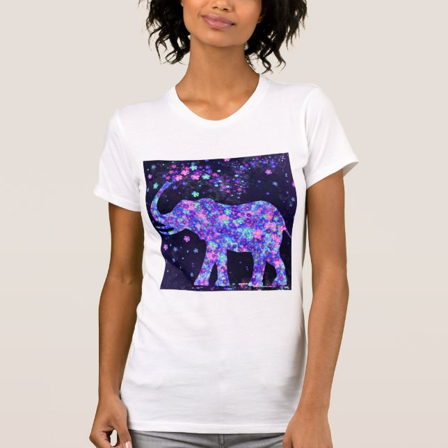 T-shirt Fleurs d'éléphants - Spring Joy (Devant)