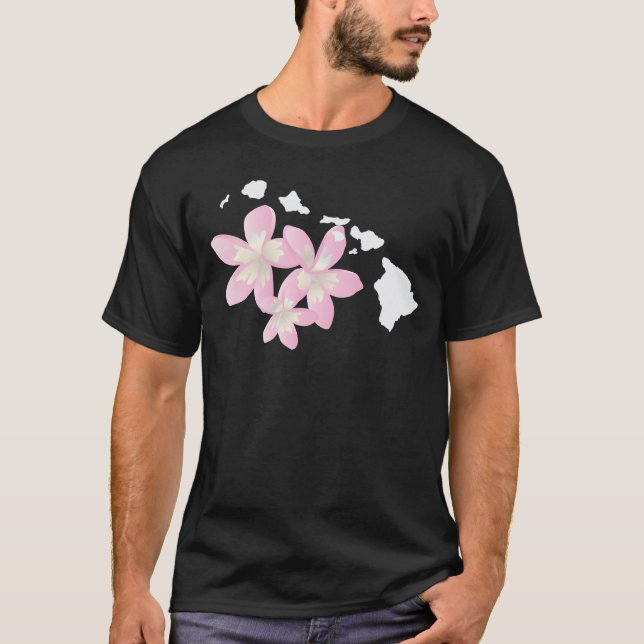 T-shirt Fleurs d'Hawaï (Devant)