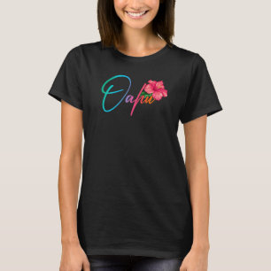 T-shirt Fleurs d'Hibiscus Hawaïen Oahu Plage Hawaï Luau P
