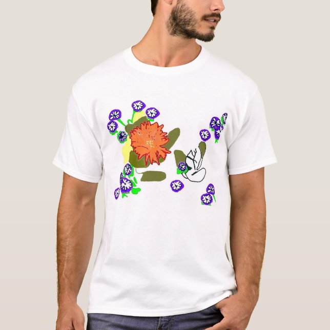 T-shirt Fleurs d'île d'Anacapa d'imagination (Devant)
