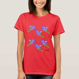 T-shirt : Fleurs d'Iris