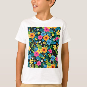 T-shirt Fleurs Ditsy Vibrantes Motif Floral-43785