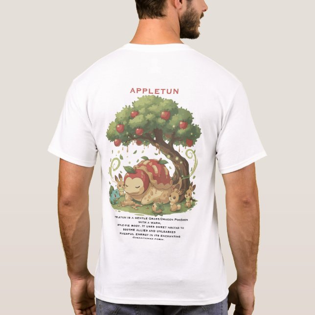 T-shirt Fleurs du bosquet de pommiers (Dos)