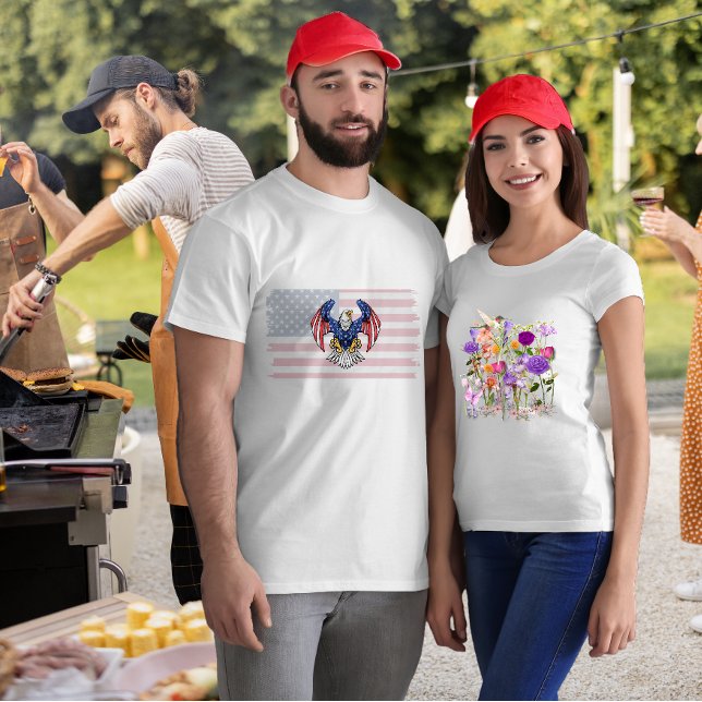 T-shirt Fleurs du Coeur (Créateur téléchargé)