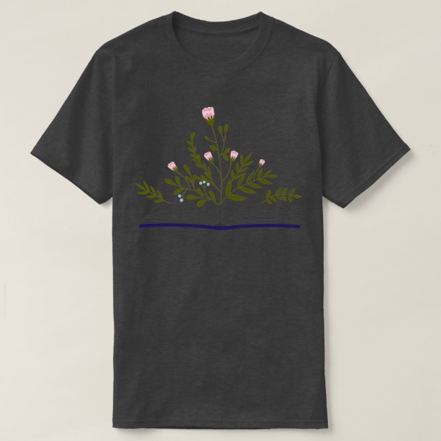 T-shirt Fleurs du Livre 1 (Design devant)