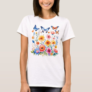 T-shirt Fleurs du printemps mai