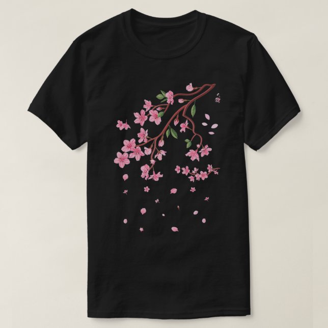 T-shirt Fleurs du printemps Sakura Cherry Blossom (Design devant)