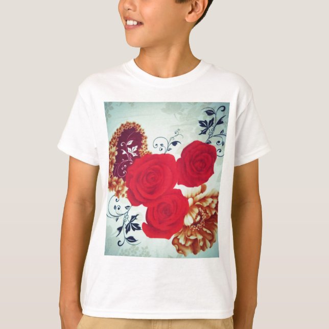 T-shirt Fleurs en fleurs (Devant)