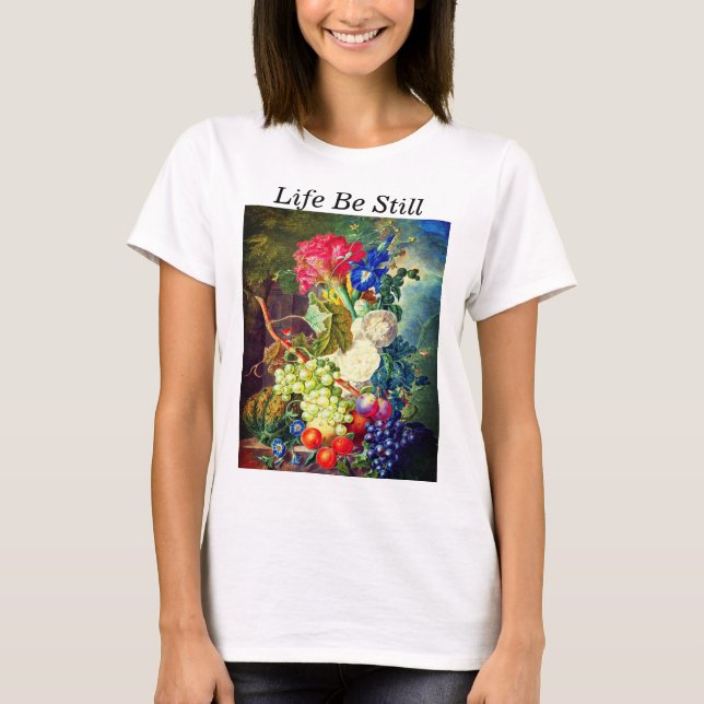 T-shirt Fleurs encore vivantes, Aquarelle de fruits par Ja (Devant)