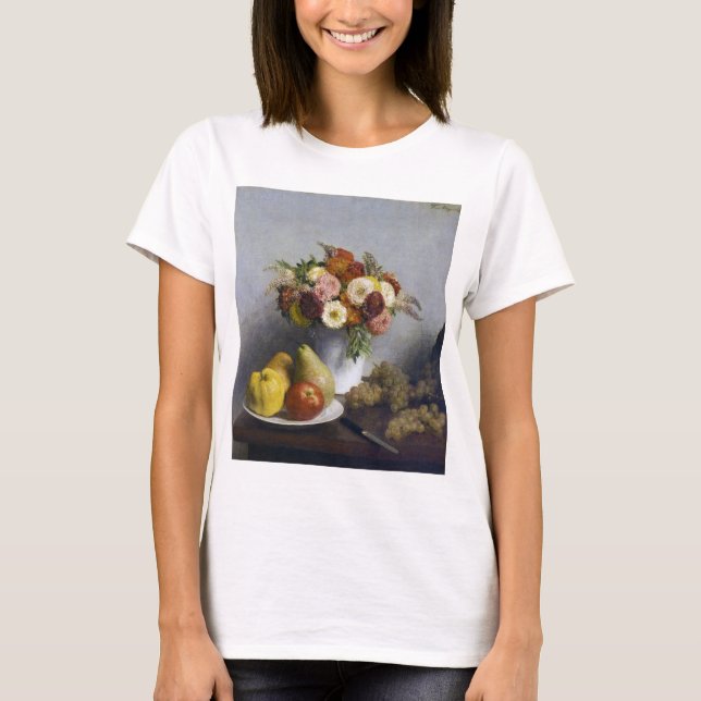 T-shirt Fleurs et fruits, Henri Fantin-Latour (Devant)